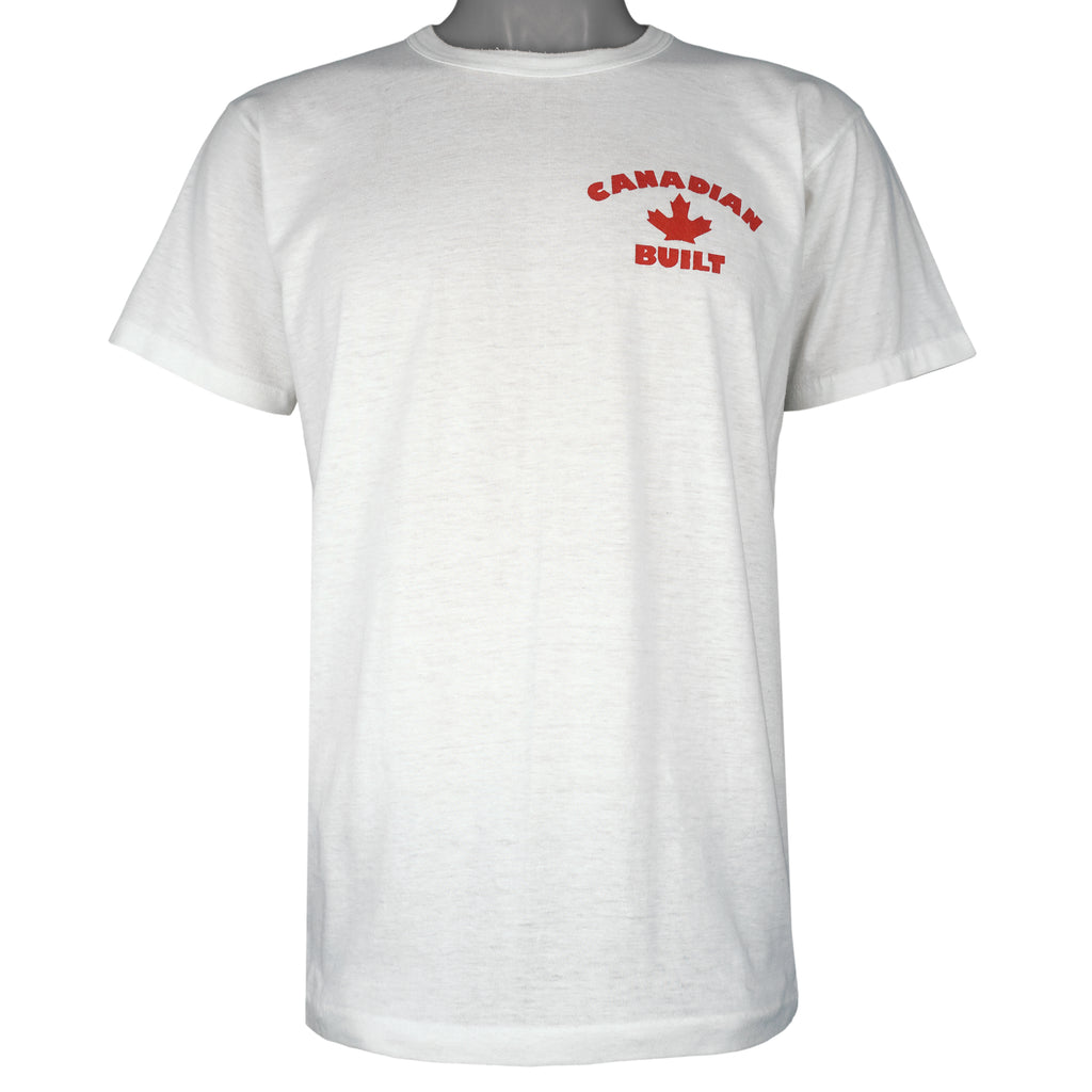 Wrangler - Canadian Built Single Stitch T-Shirt 1990s Large Vintage Retro