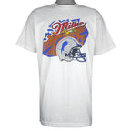 NFL - Detroit Lions x Miller Single Stitch T-Shirt 1990s X-Large Vintage Retro Football