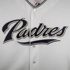 MLB (Majestic) - San Diego Padres Baseball Jersey T-Shirt 1990s Large Vintage Retro Baseball
