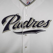 MLB (Majestic) - San Diego Padres Baseball Jersey T-Shirt 1990s Large Vintage Retro Baseball