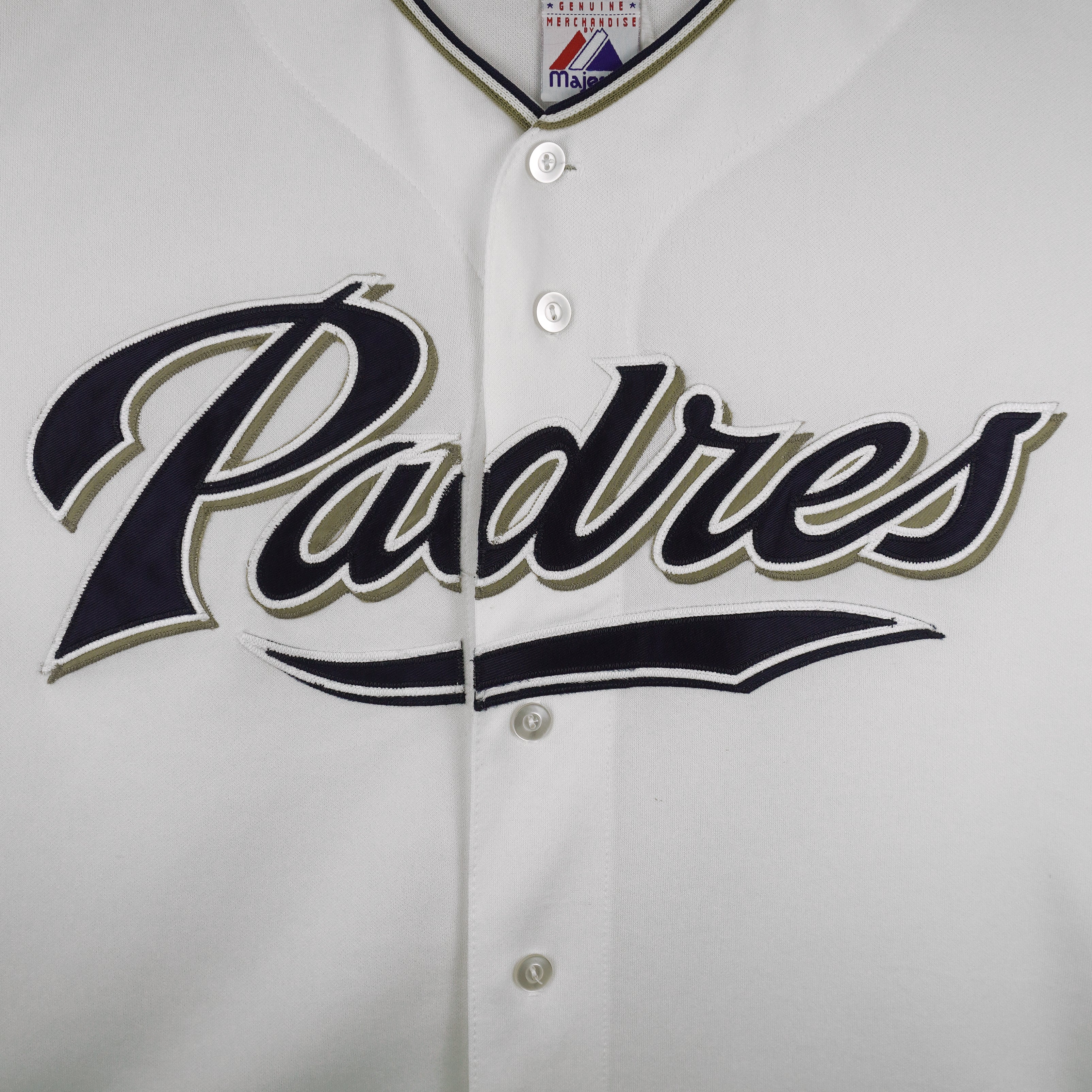 MLB (Majestic) - San Diego Padres Baseball Jersey T-Shirt 1990s Large Vintage Retro Baseball
