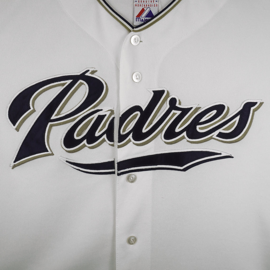 MLB (Majestic) - San Diego Padres Baseball Jersey T-Shirt 1990s Large Vintage Retro Baseball