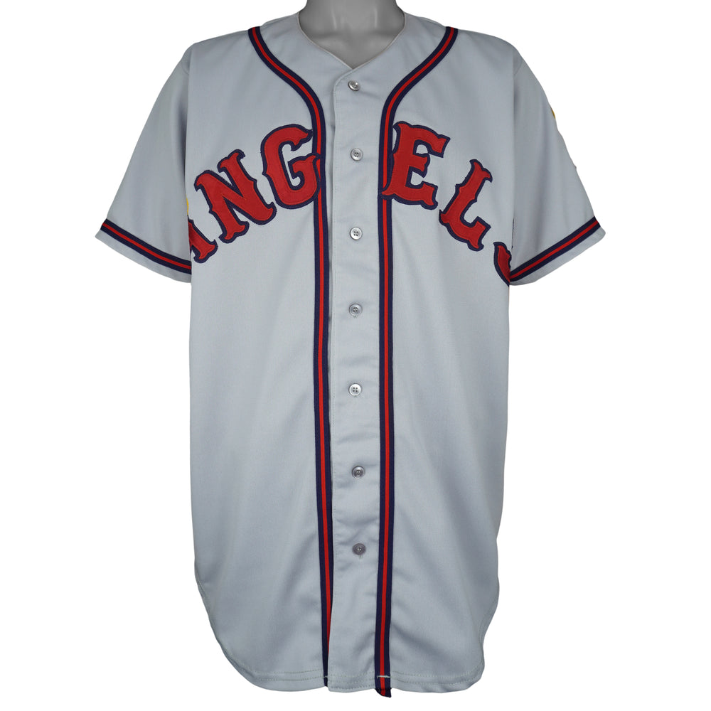 MLB (Wilson) - California Angels Efren Navarro #19 Baseball Jersey 1990s X-Large Vintage Retro Baseball