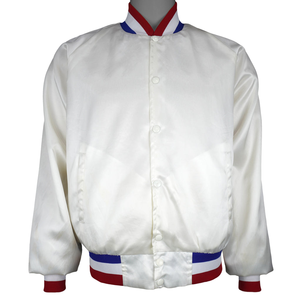 NASCAR (Horizon) - White Chevrolet The Heartbeat of America Jacket 1990s Large Vintage Retro
