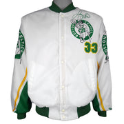 NBA (Chalk Line) - Boston Celtics Larry Bird #33 Fanimation Jacket 1990s Medium Vintage Retro Basketball