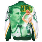 NBA (Chalk Line) - Boston Celtics Larry Bird #33 Fanimation Jacket 1990s Medium Vintage Retro Basketball