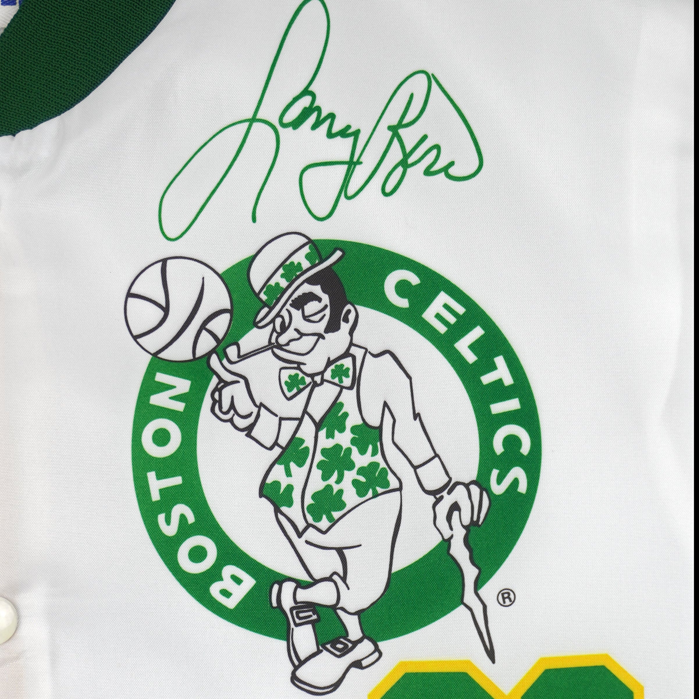 NBA (Chalk Line) - Boston Celtics Larry Bird #33 Fanimation Jacket 1990s Medium Vintage Retro Basketball
