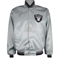 NFL (Swingster) - Los Angeles Raiders Satin Jacket 1980s Medium Vintage Retro Football