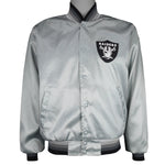 NFL (Swingster) - Los Angeles Raiders Satin Jacket 1980s Medium