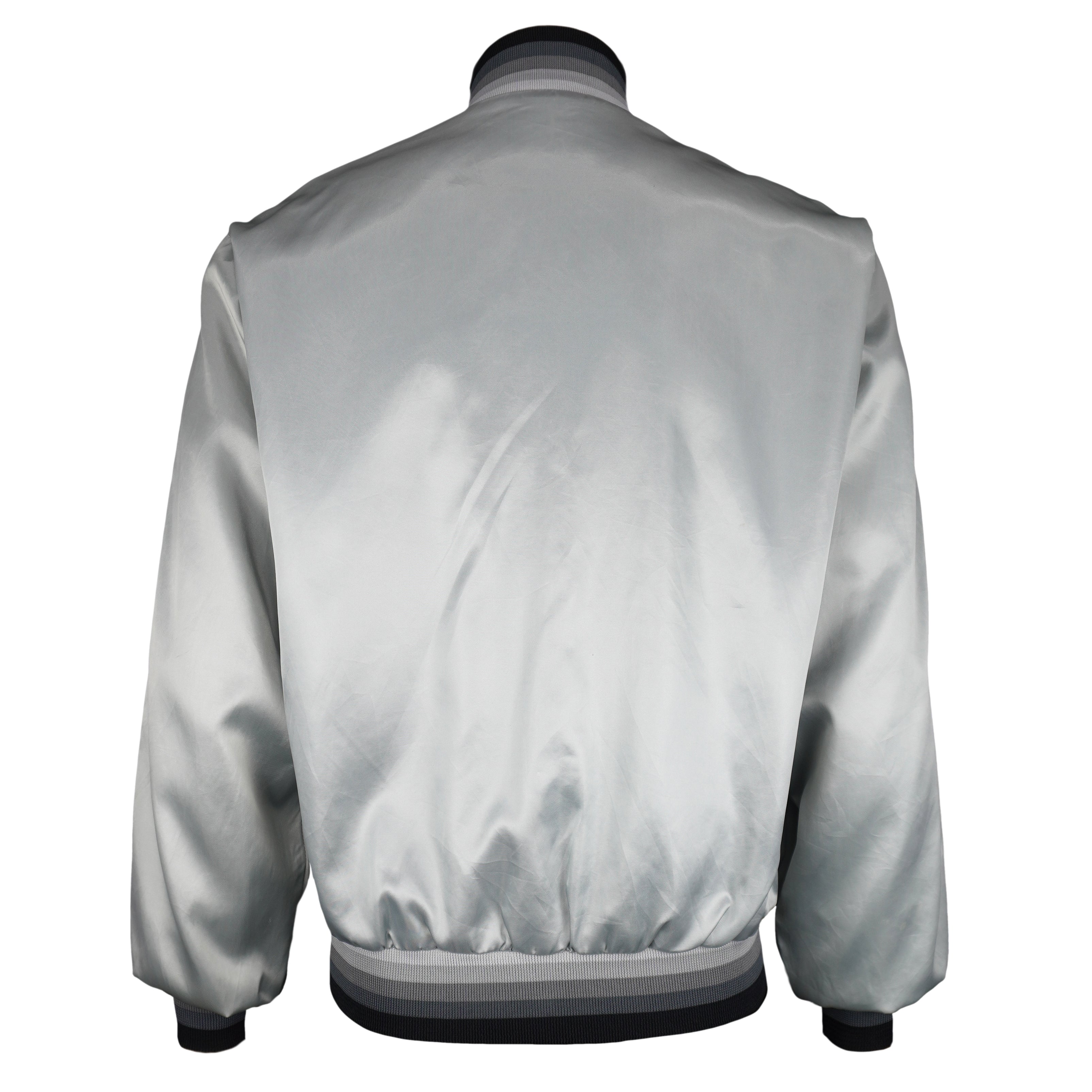 NFL (Swingster) - Los Angeles Raiders Satin Jacket 1980s Medium Vintage Retro Football