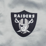 NFL (Swingster) - Los Angeles Raiders Satin Jacket 1980s Medium Vintage Retro Football