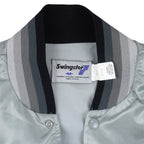NFL (Swingster) - Los Angeles Raiders Satin Jacket 1980s Medium Vintage Retro Football