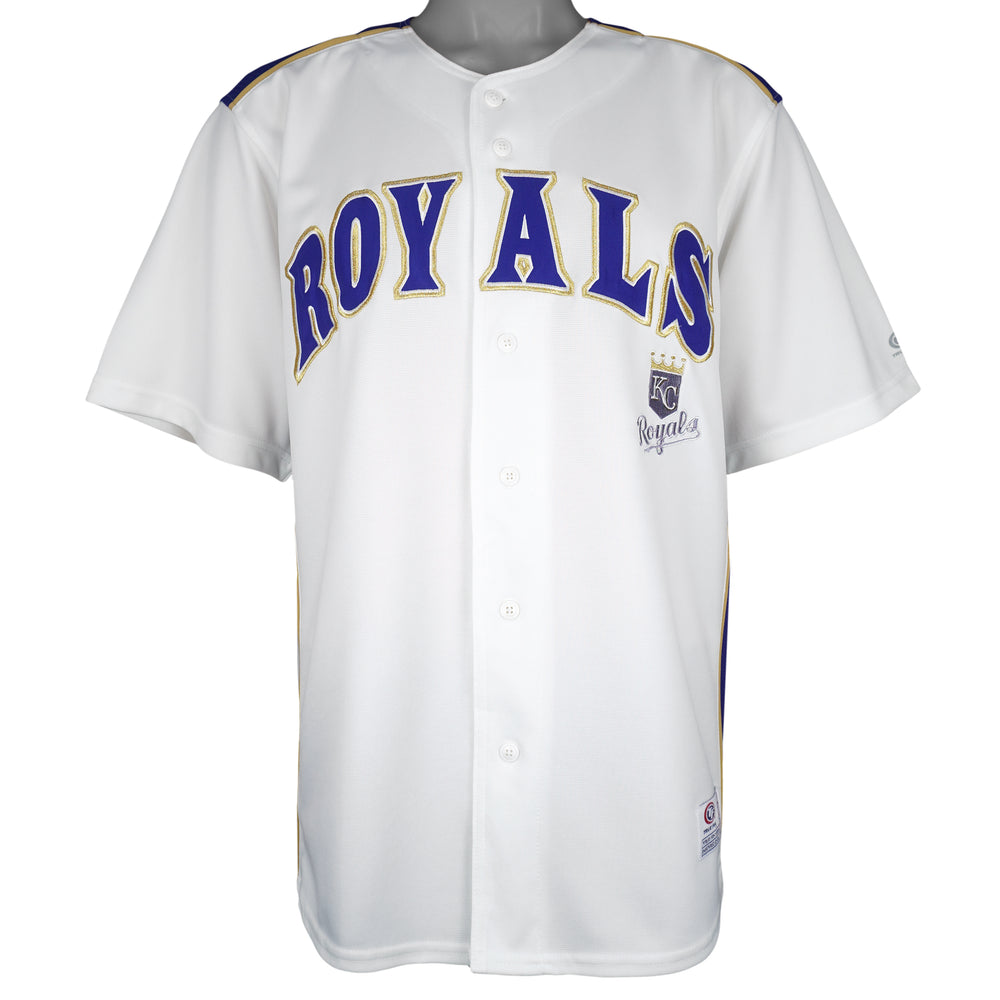 MLB (True Fan)- Kansas City Royals Baseball Jersey 2000s Large Vintage Retro Baseball