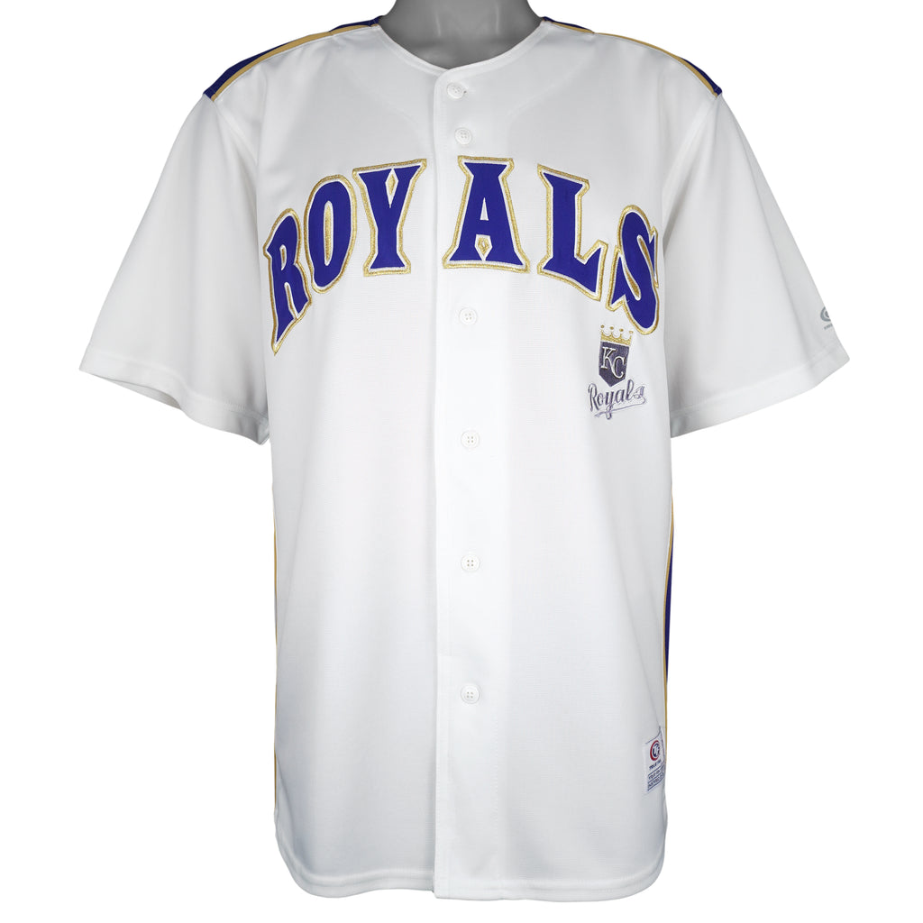 MLB (True Fan)- Kansas City Royals Baseball Jersey 2000s Large Vintage Retro Baseball