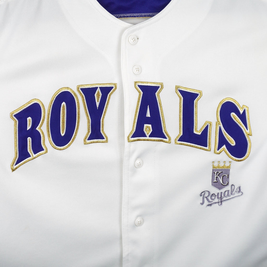 MLB (True Fan)- Kansas City Royals Baseball Jersey 2000s Large Vintage Retro Baseball