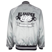 Vintage - Grey Alabama Live Tour Button-Up Satin Jacket 1988 Large Vintage Retro