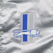 NFL (Mitchell & ness) - Detroit Lions Satin Jacket 2000s Small Vintage Retro Football