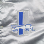 NFL (Mitchell & ness) - Detroit Lions Satin Jacket 2000s Small Vintage Retro Football