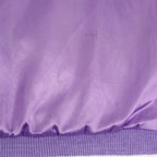 Budweiser - Purple Bud Light Satin Jacket 1990s Medium Vintage Retro