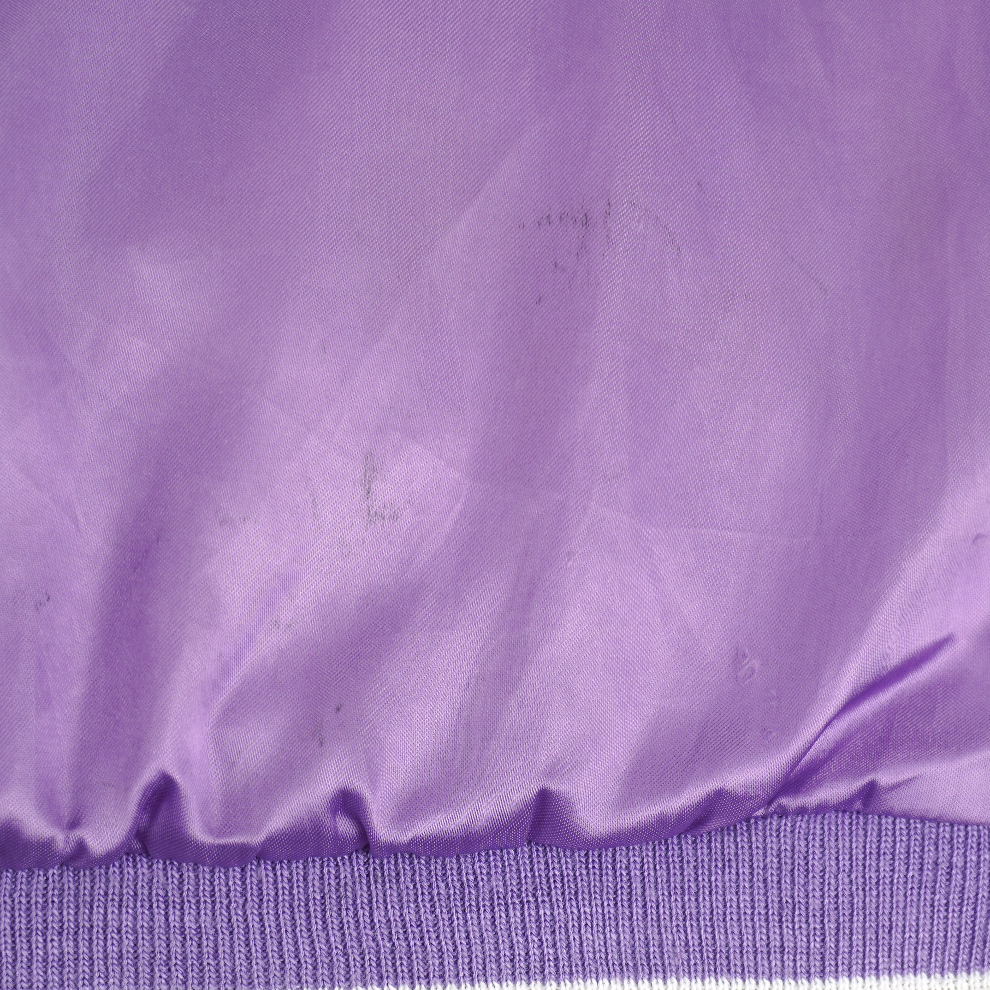 Budweiser - Purple Bud Light Satin Jacket 1990s Medium Vintage Retro