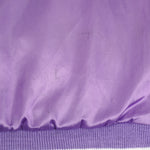 Budweiser - Purple Bud Light Satin Jacket 1990s Medium Vintage Retro