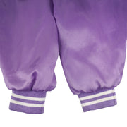 Budweiser - Purple Bud Light Satin Jacket 1990s Medium Vintage Retro