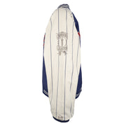 MLB (Mirage) - New York Yankees Pinstripe Reversible Jacket 1990s Medium Vintage Retro Baseball
