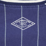 MLB (Mirage) - New York Yankees Pinstripe Reversible Jacket 1990s Medium Vintage Retro Baseball