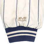 MLB (Mirage) - New York Yankees Pinstripe Reversible Jacket 1990s Medium Vintage Retro Baseball