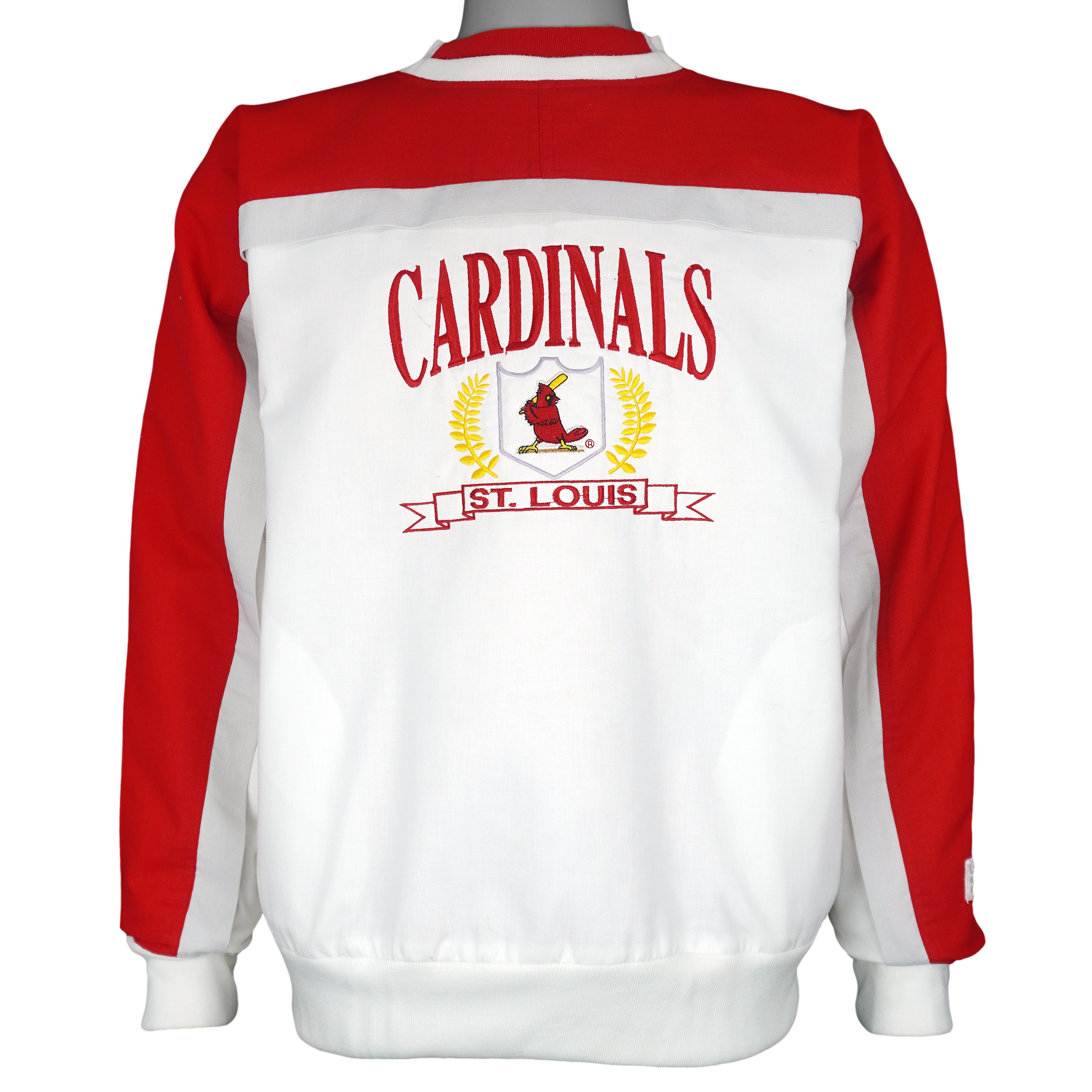 MLB (Logo 7) - St. Louis Cardinals Embroidered Sweatshirt 1990s Medium Vintage Retro Baseball