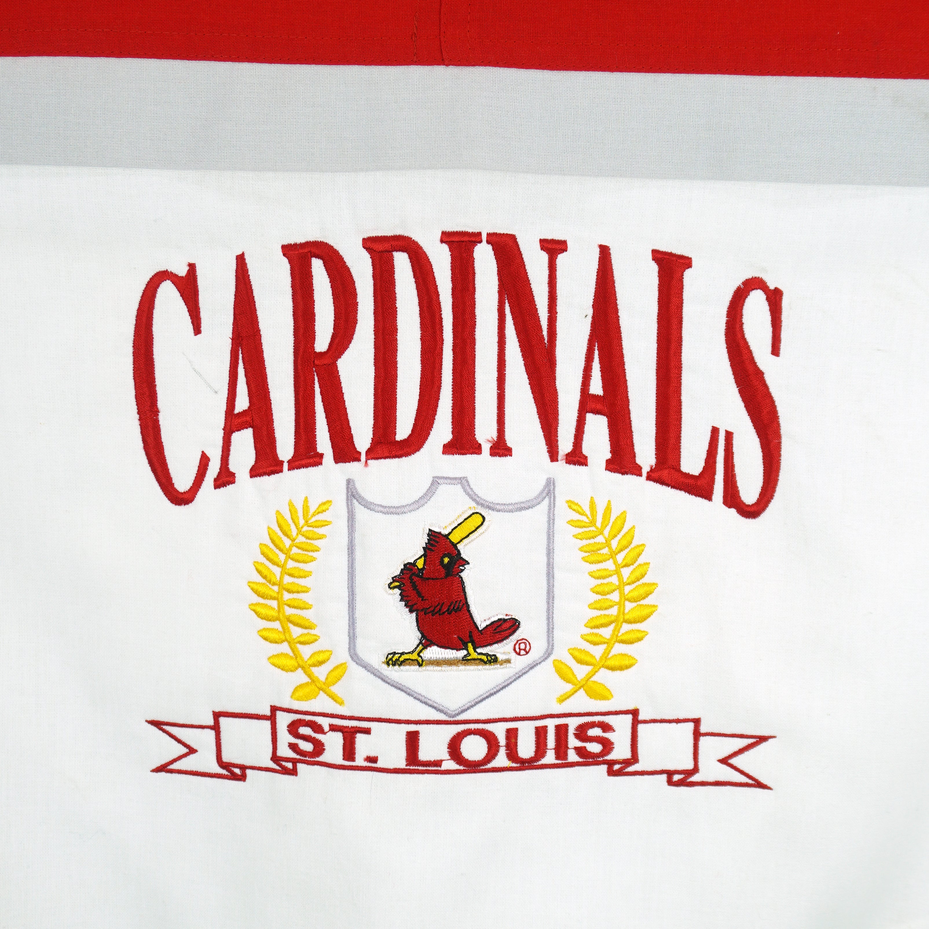 MLB (Logo 7) - St. Louis Cardinals Embroidered Sweatshirt 1990s Medium Vintage Retro Baseball