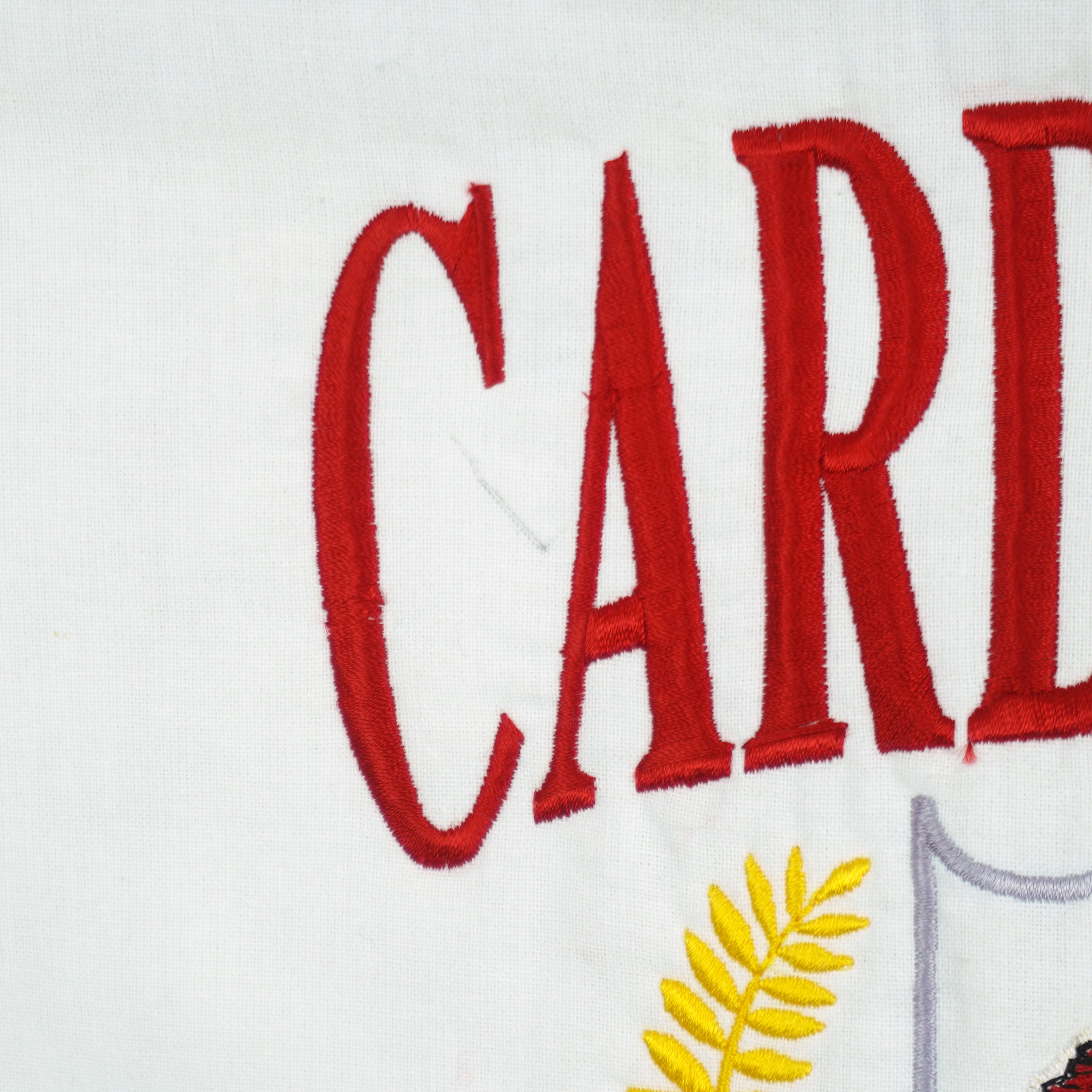MLB (Logo 7) - St. Louis Cardinals Embroidered Sweatshirt 1990s Medium Vintage Retro Baseball