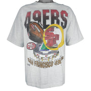 NFL (MJT's) - San Francisco 49ers Stadium Single Stitch T-Shirt 1994 X-Large Vintage Retro Football