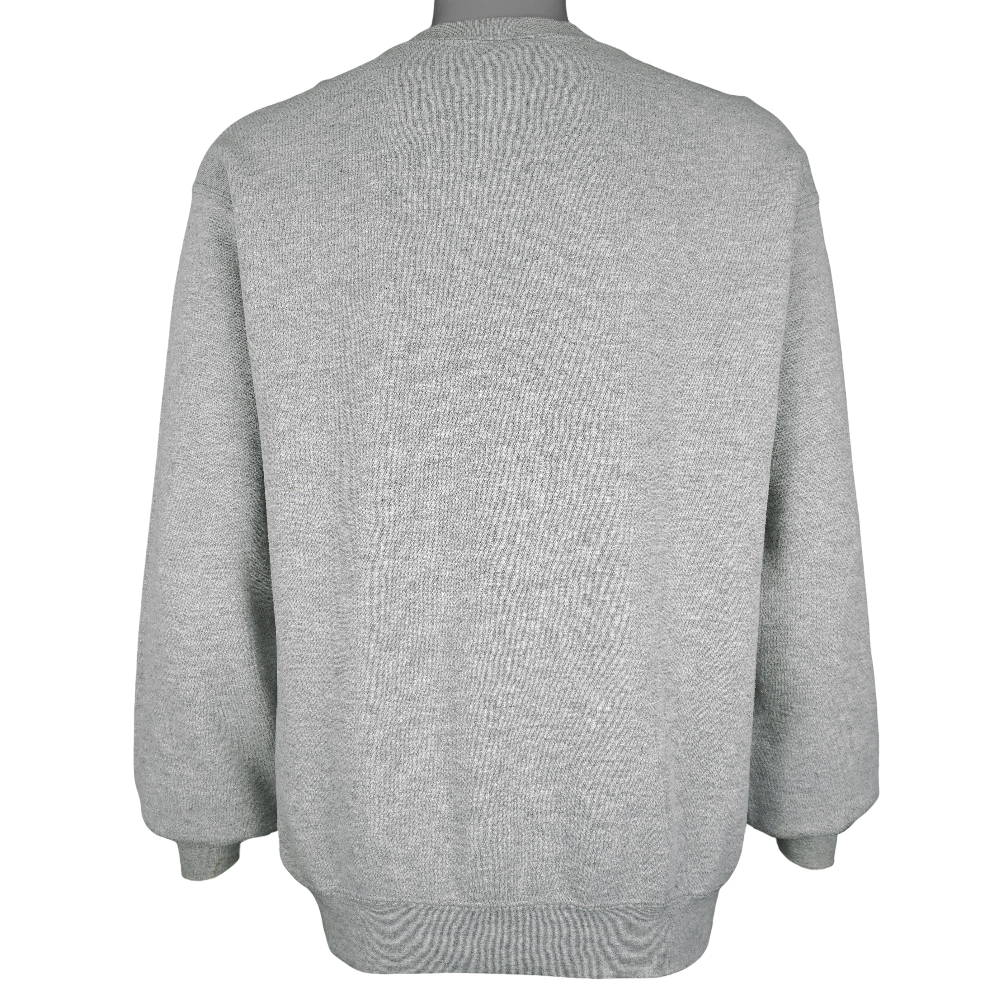 NFL (Lee) - Grey Minnesota Vikings Crew Neck Sweatshirt 1998 X-Large Vintage Retro Football