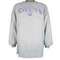 NFL - Indianapolis Colts Pinstripe Crew Neck Sweatshirt 1990s X-Large Vintage Retro Football