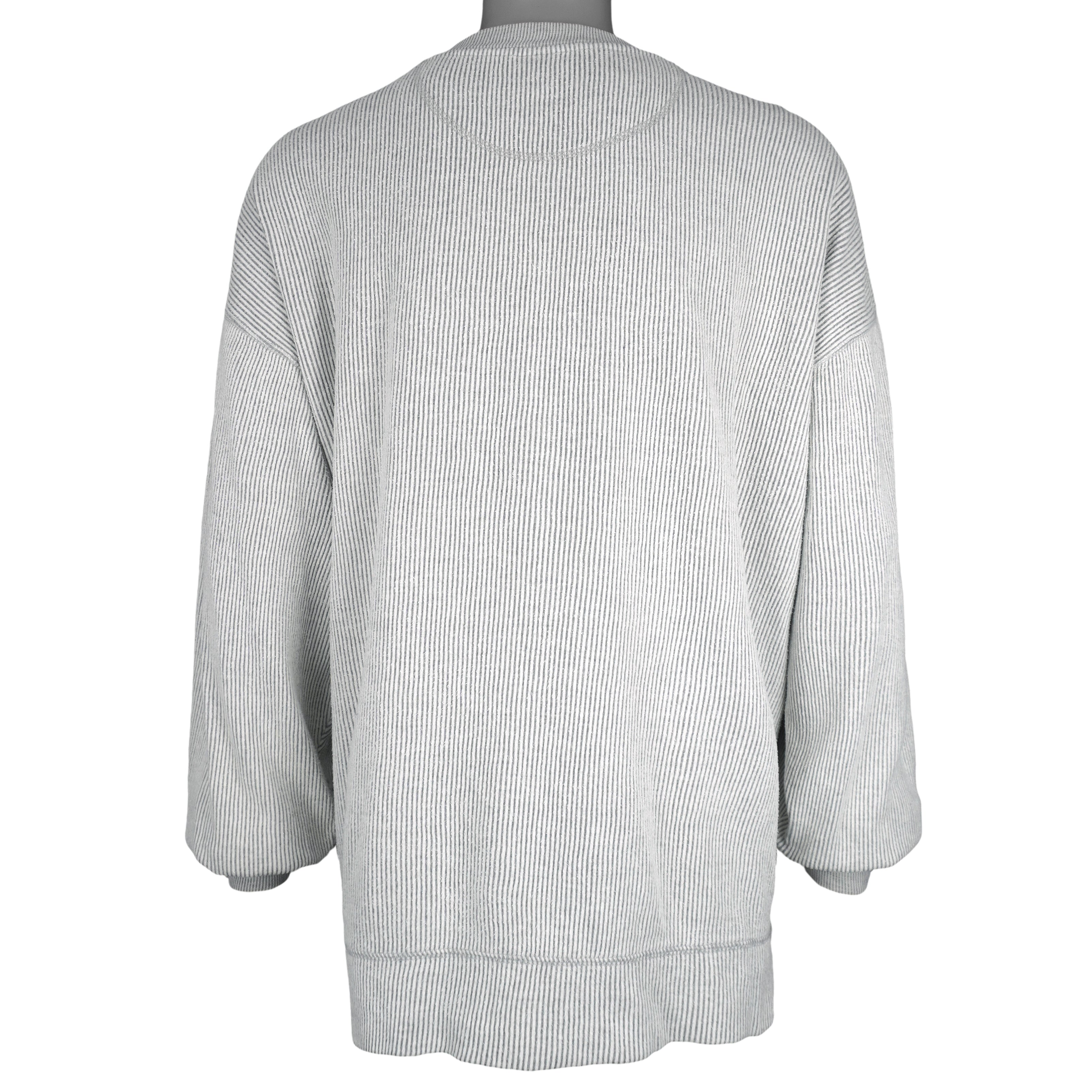 NFL - Indianapolis Colts Pinstripe Crew Neck Sweatshirt 1990s X-Large Vintage Retro Football