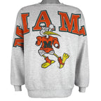 NCAA (TNT) - Miami Hurricanes Crew Neck Sweatshirt 1990s X-Large Vintage Retro