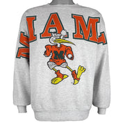NCAA (TNT) - Miami Hurricanes Crew Neck Sweatshirt 1990s X-Large Vintage Retro