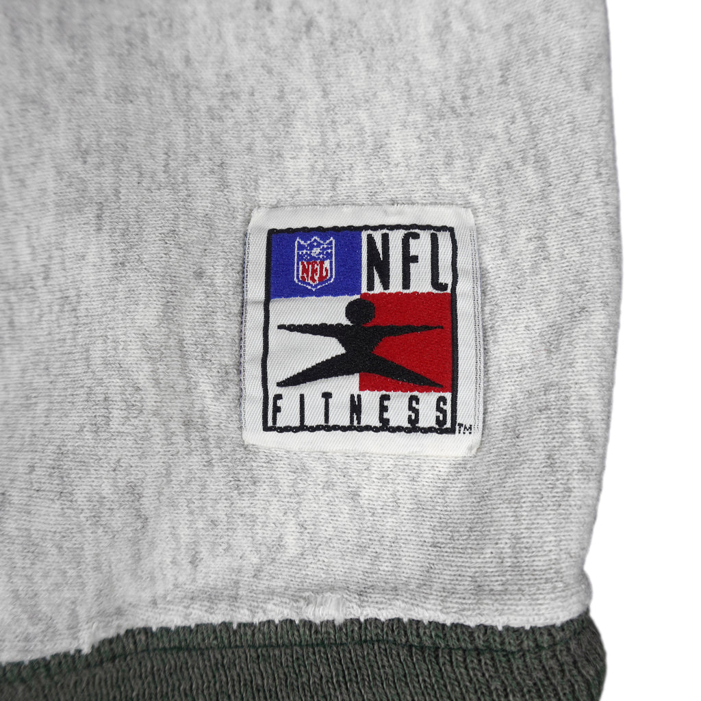 NFL (Serious Impact) - Green Bay Packers Embroidered Crew Neck Sweatshirt 1990s XX-Large Vintage Retro Football