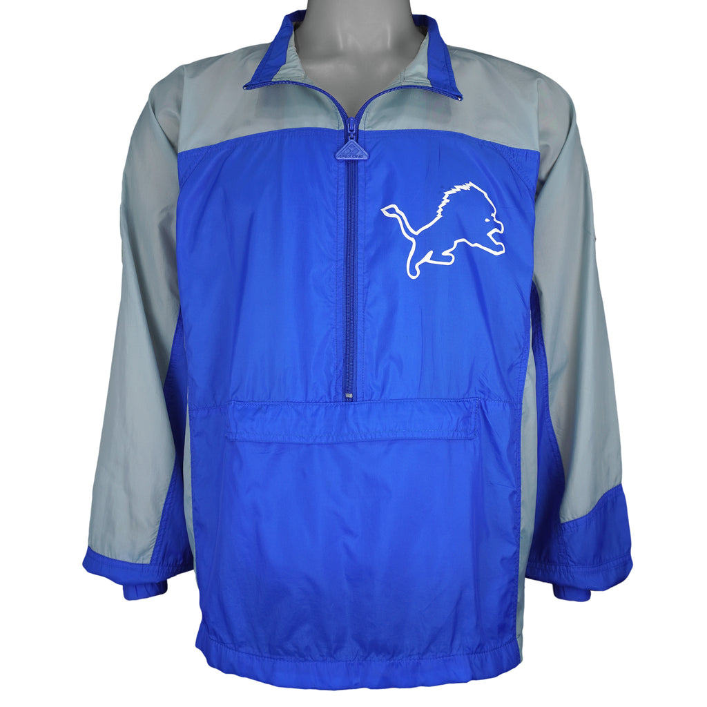 NFL (Apex one) - Penn State Nittany Lions 1/4 Zip Pullover Windbreaker 1990s Large Vintage Retro Football