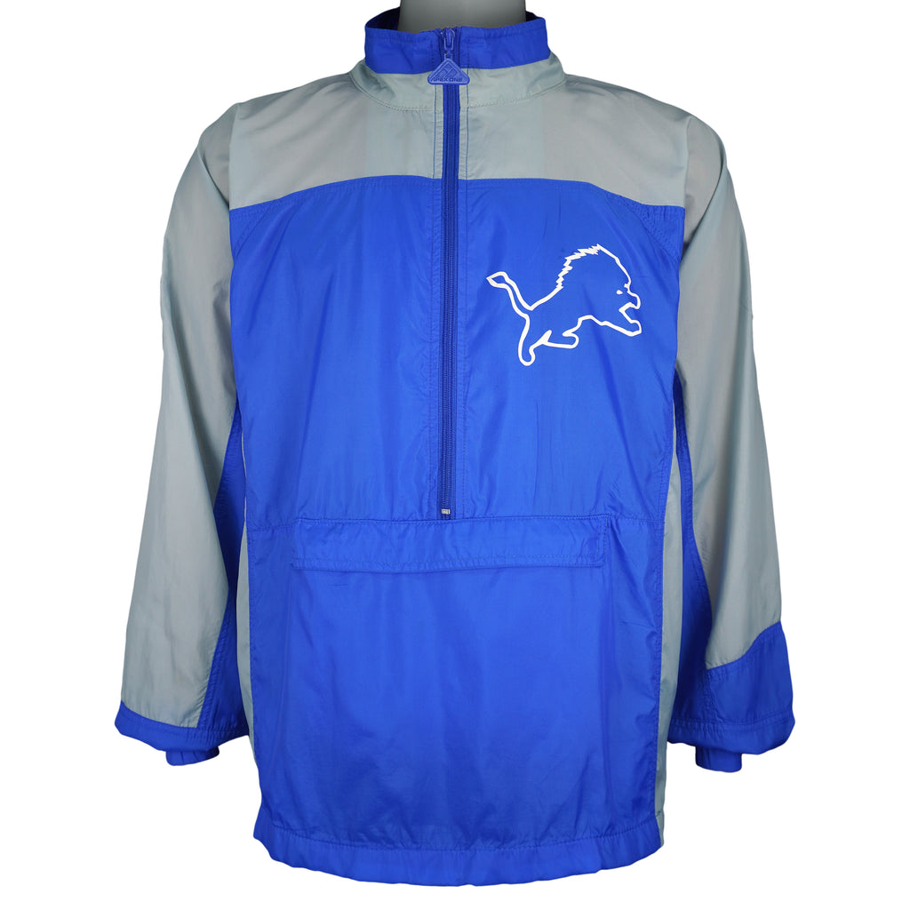 NFL (Apex one) - Penn State Nittany Lions 1/4 Zip Pullover Windbreaker 1990s Large Vintage Retro Football