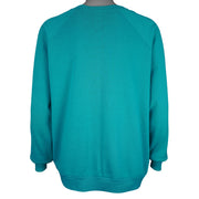 NFL (Garan, Inc) - Miami Dolphins Helmet Crew Neck Sweatshirt 1990s X-Large Vintage Retro Football