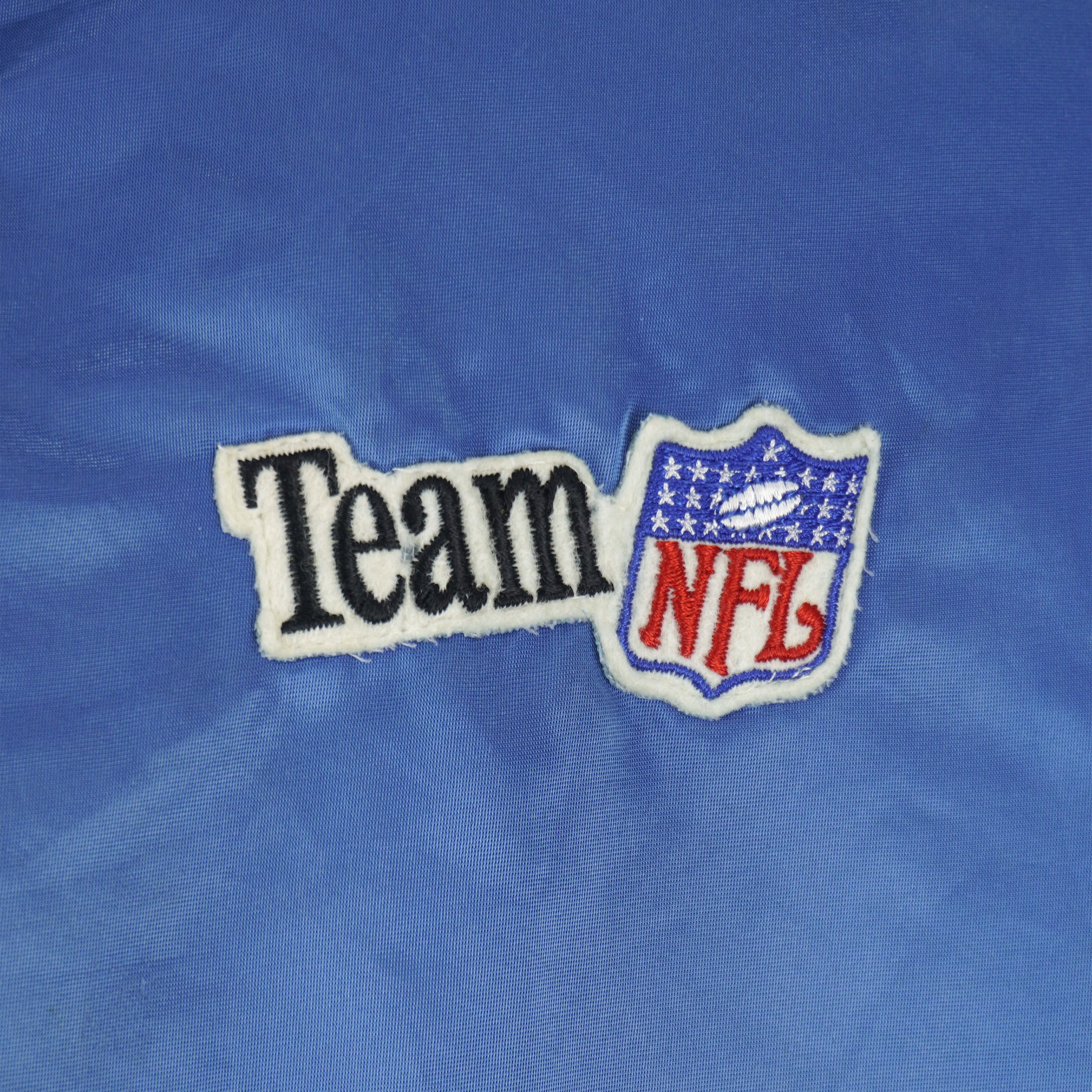 NFL (Chalk Line) - New York Giants Embroidered Satin Jacket 1980s Large Vintage Retro Football