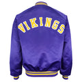 NFL (Chalk Line) - Minnesota Vikings Button-Up Satin Jackets 1990s Medium Vintage Retro Football