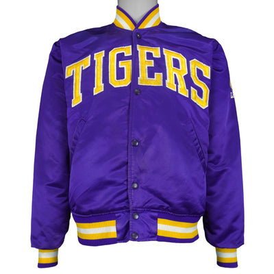 Starter - Louisiana State University LSU Tigers Satin Jacket 1990s Medium