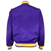 Starter - Louisiana State University LSU Tigers Satin Jacket 1990s Medium Vintage Retro