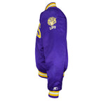 Starter - Louisiana State University LSU Tigers Satin Jacket 1990s Medium Vintage Retro