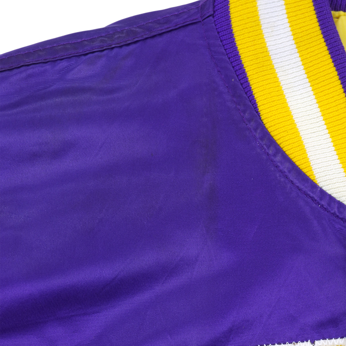 Starter - Louisiana State University LSU Tigers Satin Jacket 1990s Medium Vintage Retro