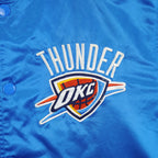 Starter - NBA Oklahoma City Thunder Button-Up Satin Jacket 2000s Large Vintage Retro Basketball