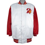 Starter - NFL Tampa Bay Buccaneers Button-Up Satin Jacket 1990s XX-Large Vintage Retro Football